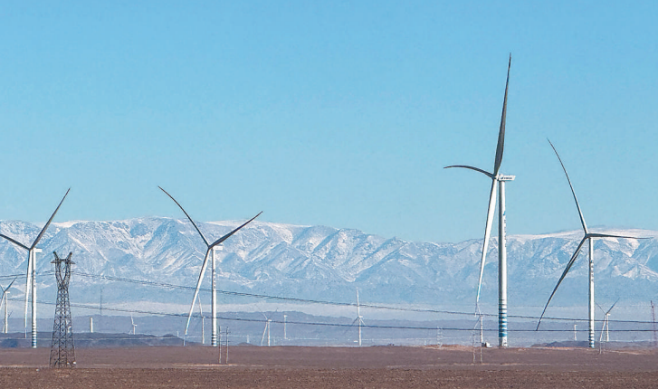 'Energy oasis' rises from Gobi desert