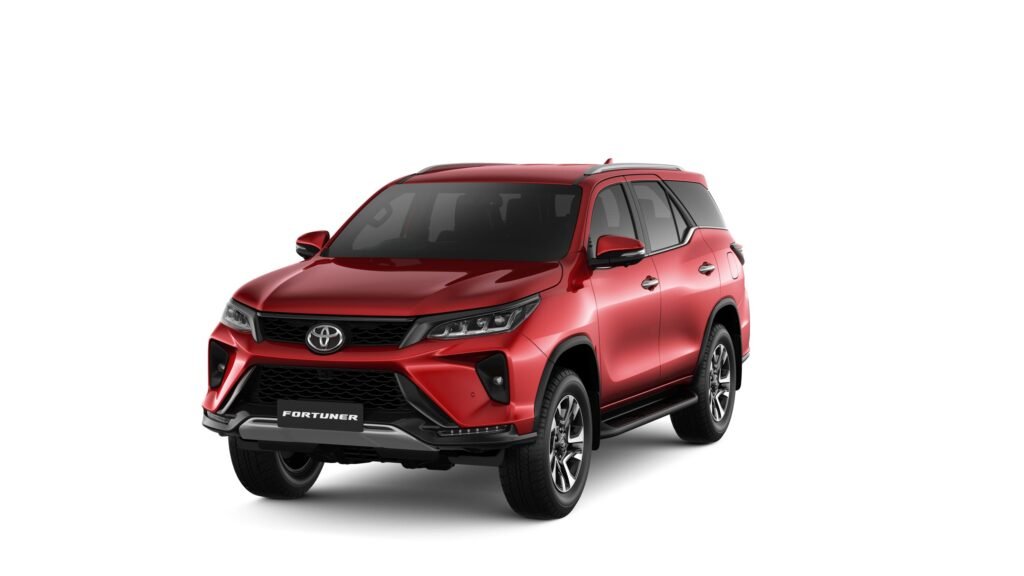 Toyota Fortuner displayed with newly reduced prices under a limited-time offer.