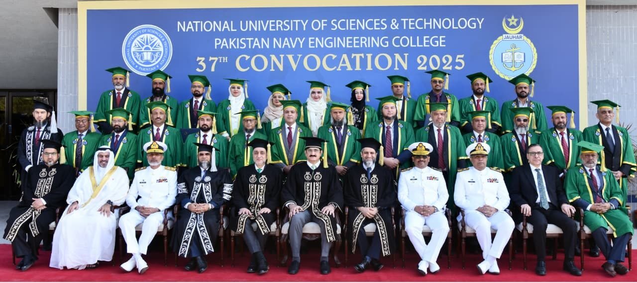 NUST PNEC awards degrees to 353 graduates at 37th convocation in Karachi 6 37th convocation of nust pakistan navy engineering college (pnec) held in karachi