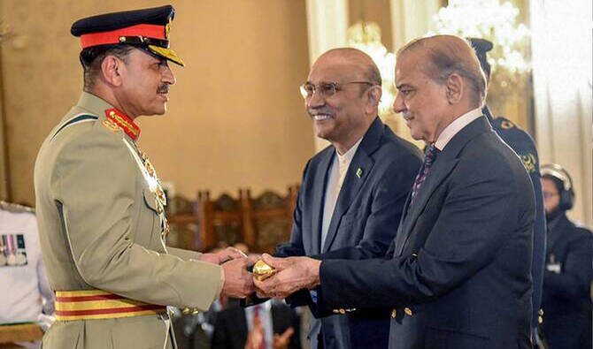 Field Marshal Asim Munir appointed as Pakistan’s first Chief of Defence Forces.