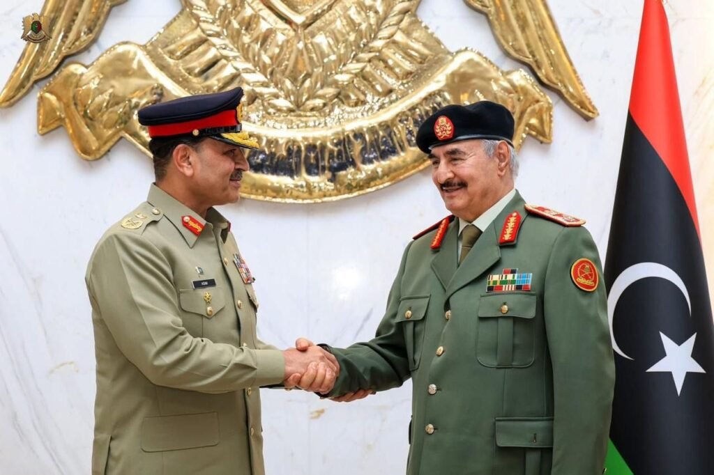 Asim Munir Meets Libyan Army Chief to Discuss Defence and Security Cooperation