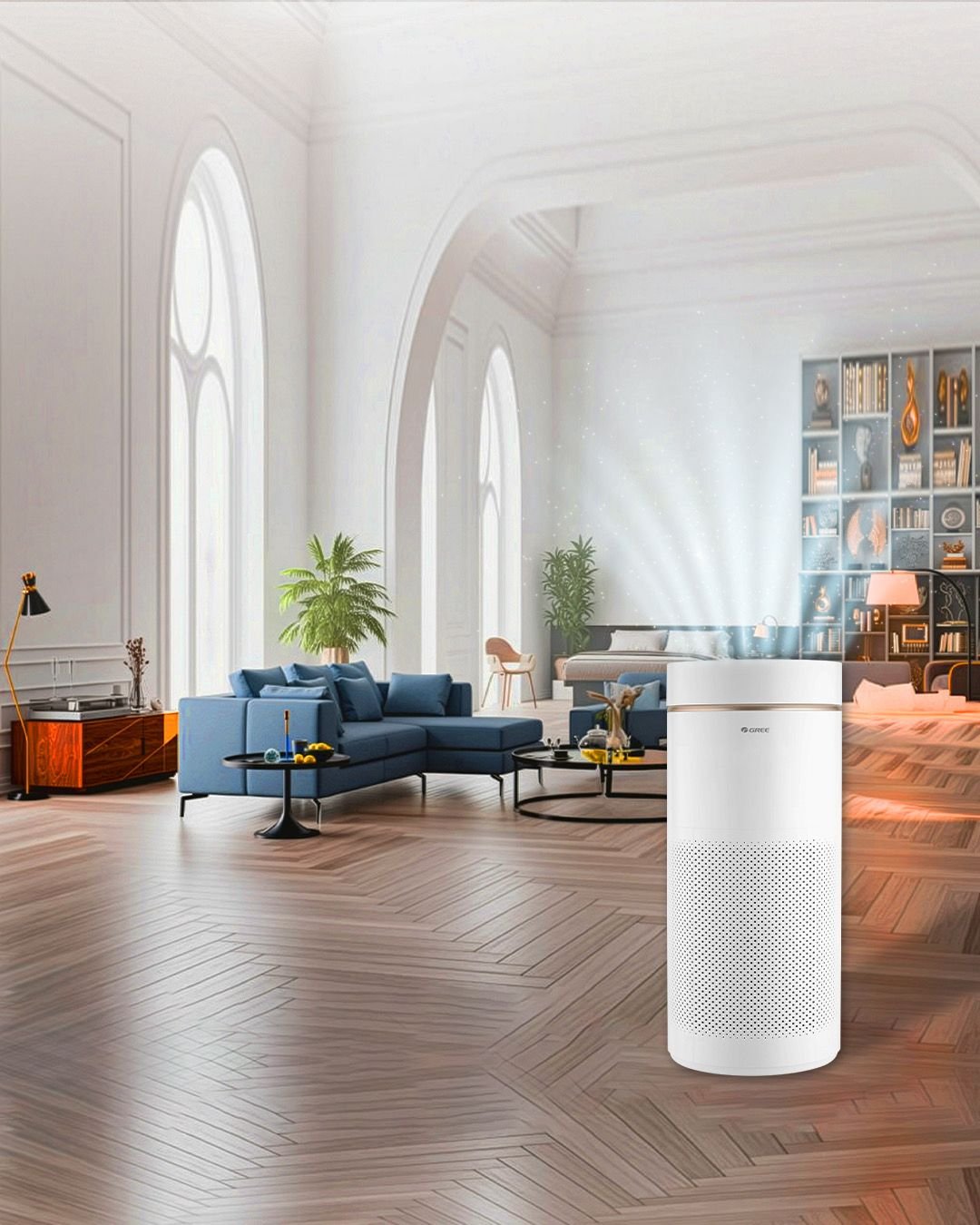 GREE air purifiers used to improve indoor air quality in Pakistan.