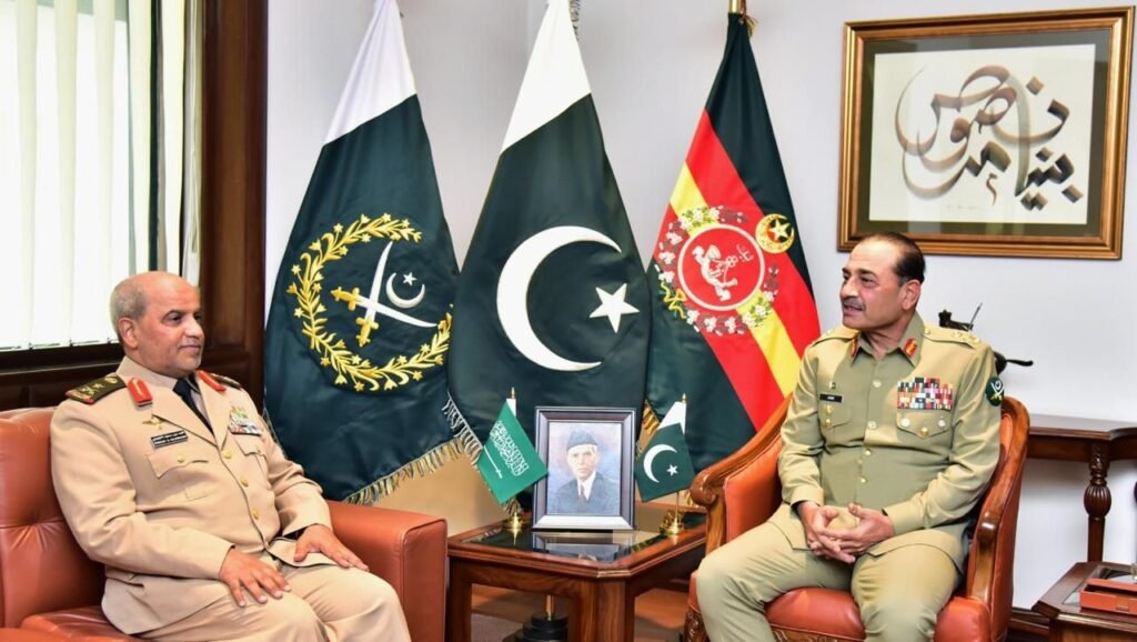 coas and saudi land forces commander review bilateral defence cooperation
