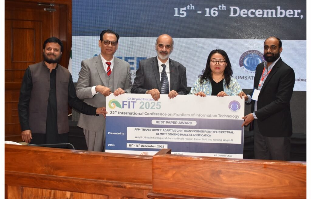 COMSATS University’s Frontiers in Information Technology conference concludes in Islamabad comsats university moot frontiers in information technology concludes in islamabad