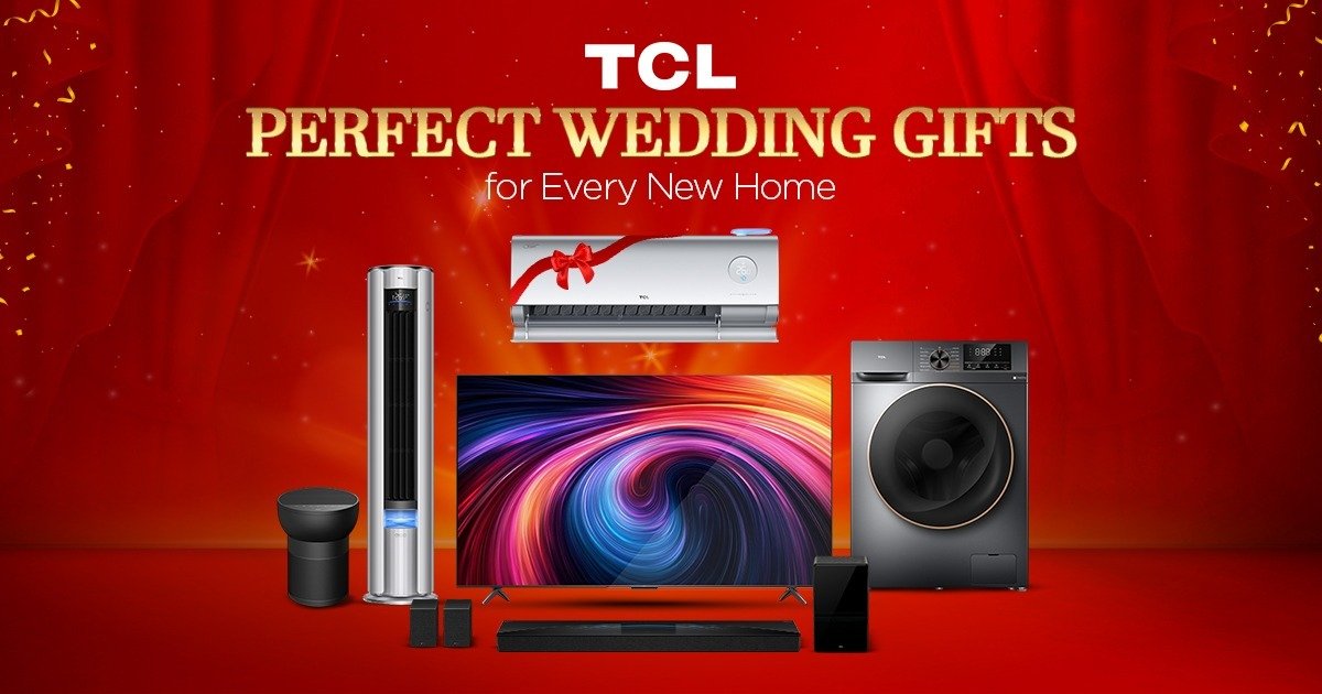 tcl’s perfect wedding gifts for every new home