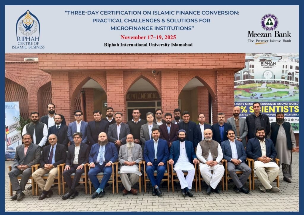 three day certification on islamic finance conversion successfully conducted