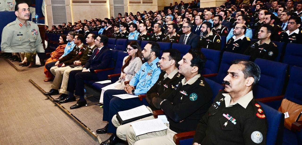 CDF Asim Munir warns of evolving multi-domain threats during NDU visit