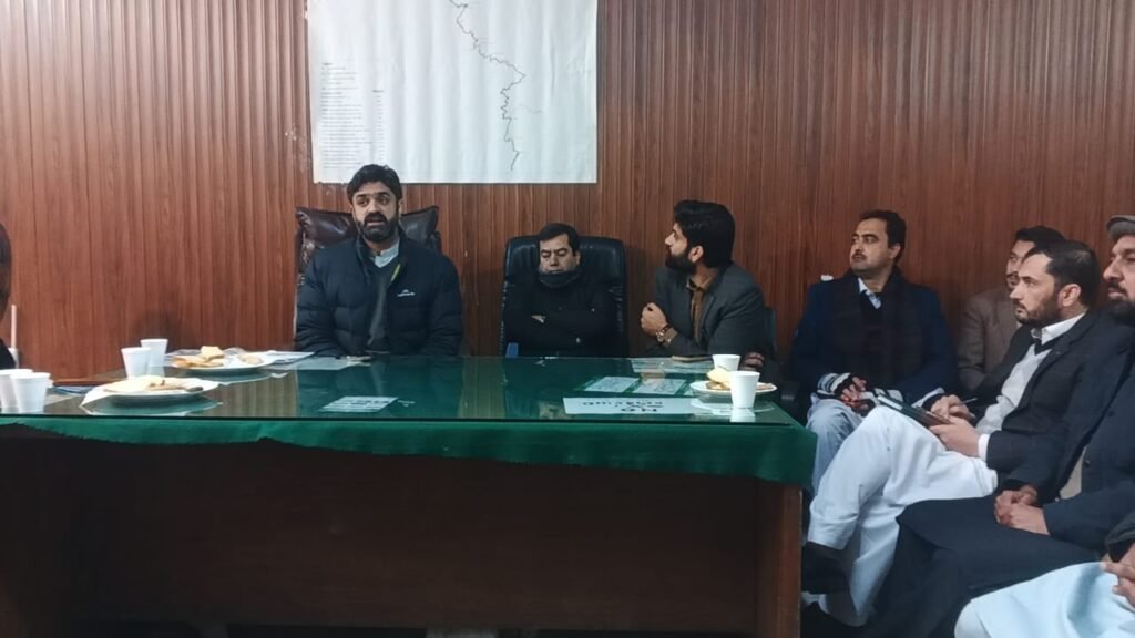 Snow clearance operations underway on roads in the Galiyat region following heavy snowfall.