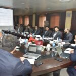 Vice Chancellor Dr Jamil Ahmed chairing the 52nd Syndicate meeting at Abdul Wali Khan University Mardan