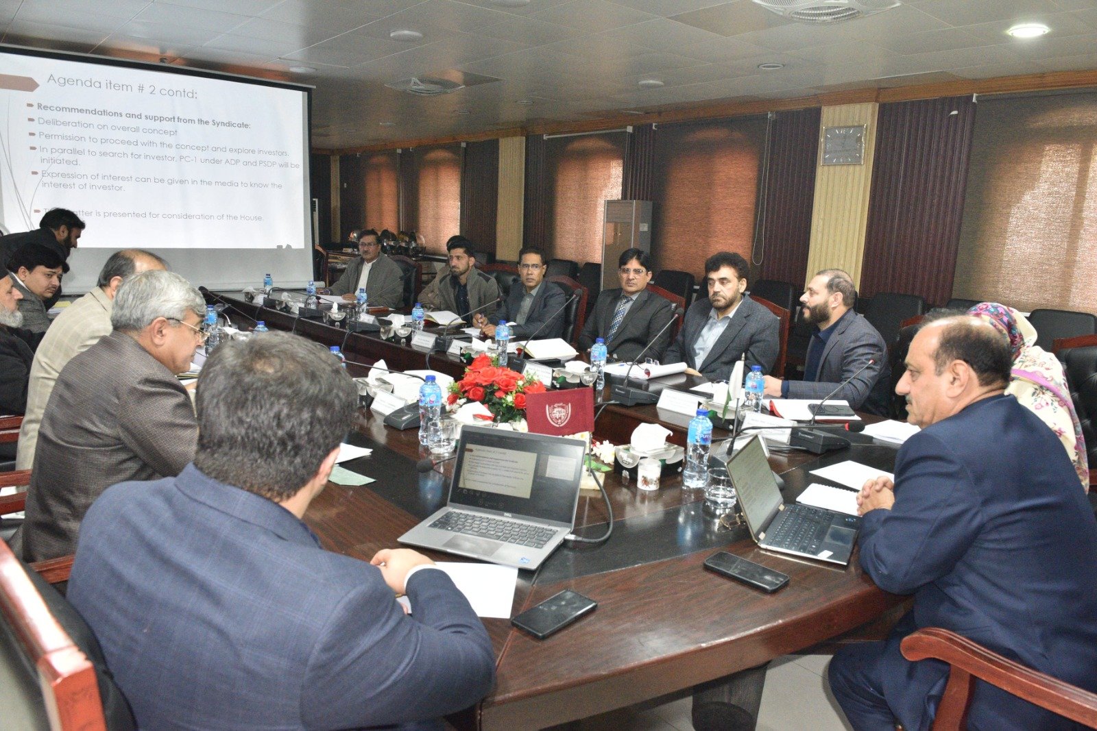 AWKUM holds 52nd Syndicate meeting in Mardan