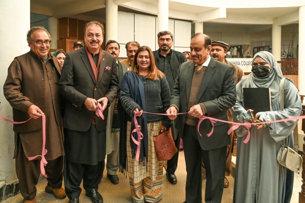 Students’ art exhibition held at Abdul Wali Khan University Mardan