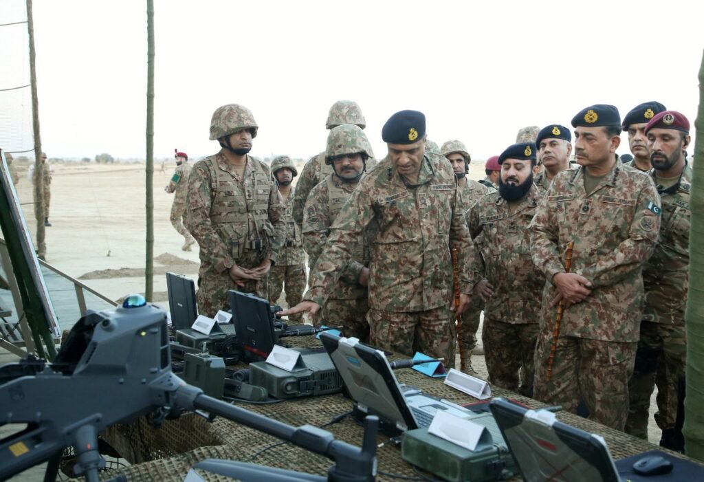 COAS and CDF Field Marshal Asim Munir reviews operational readiness at Bahawalpur Garrison during his official visit.