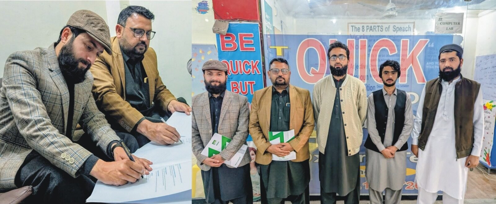 Maalik Foundation, The Quick Academy sign MoU to expand skill-based education in Mardan