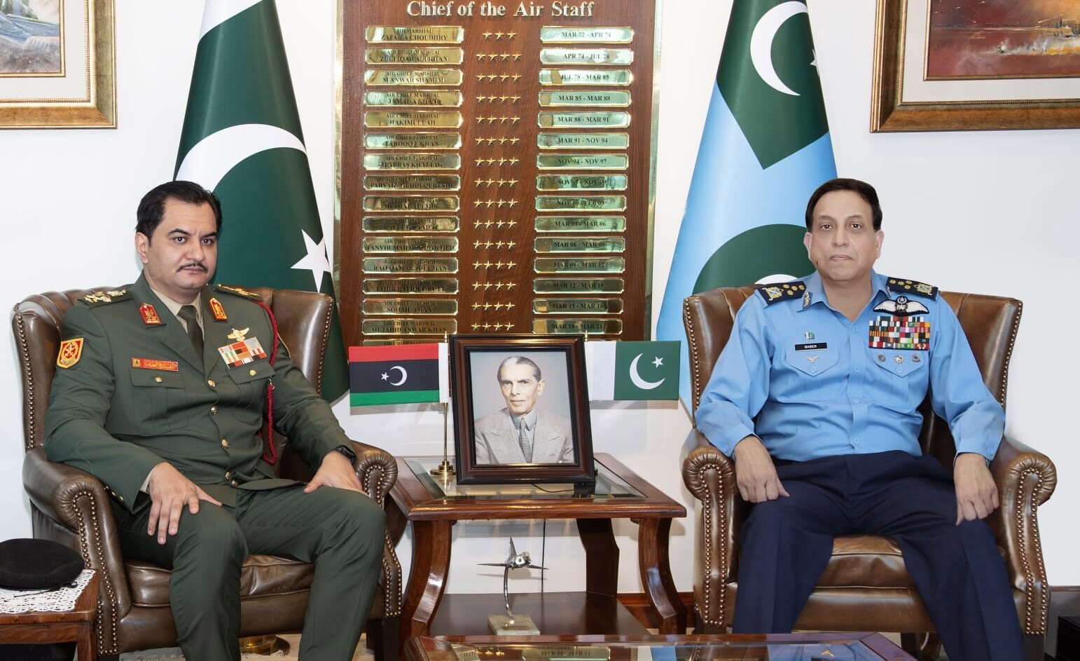 Pakistan, Libya discuss defence cooperation at Air Headquarters