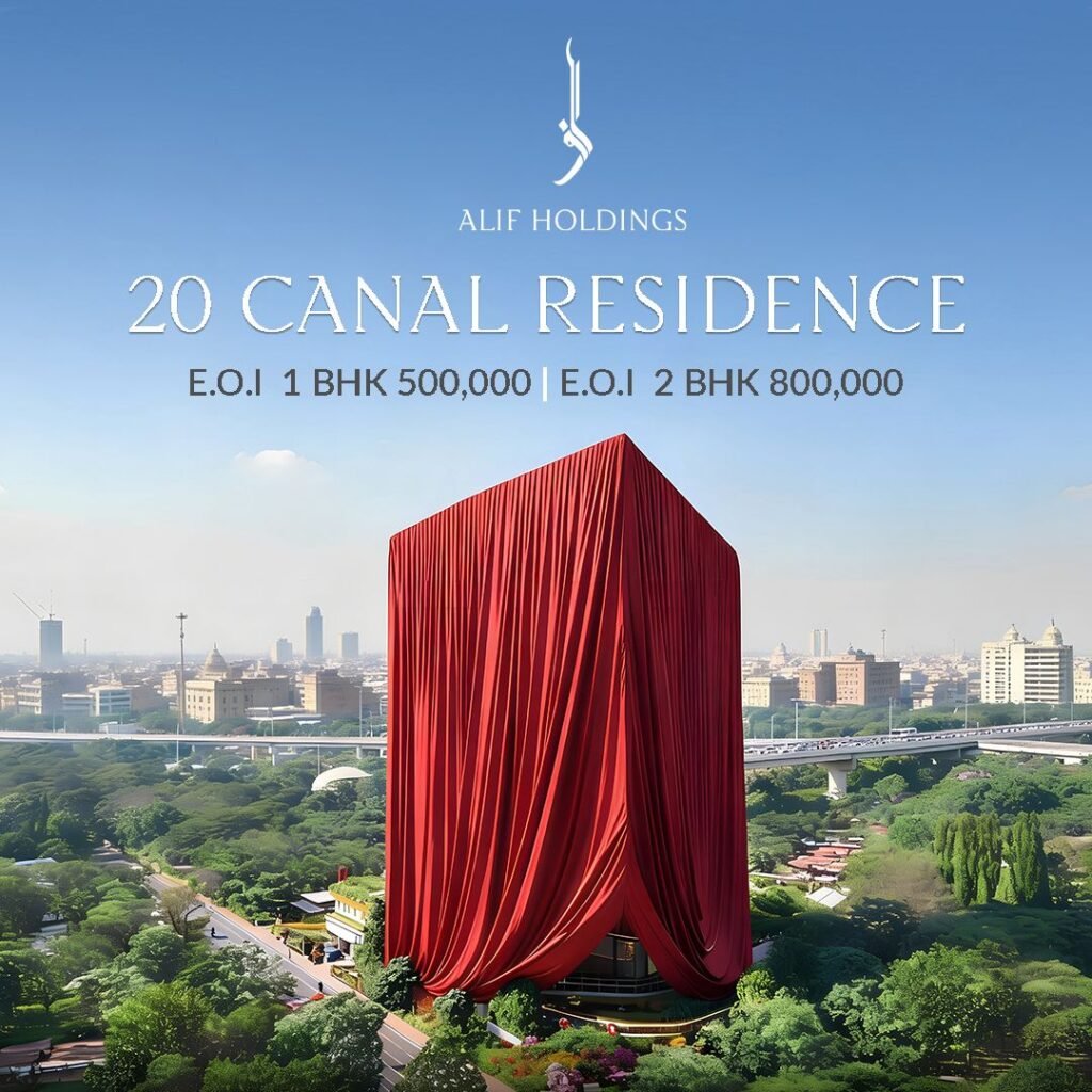 Alif Holdings unveils 20 Canal Residence project on Main Canal Bank Road