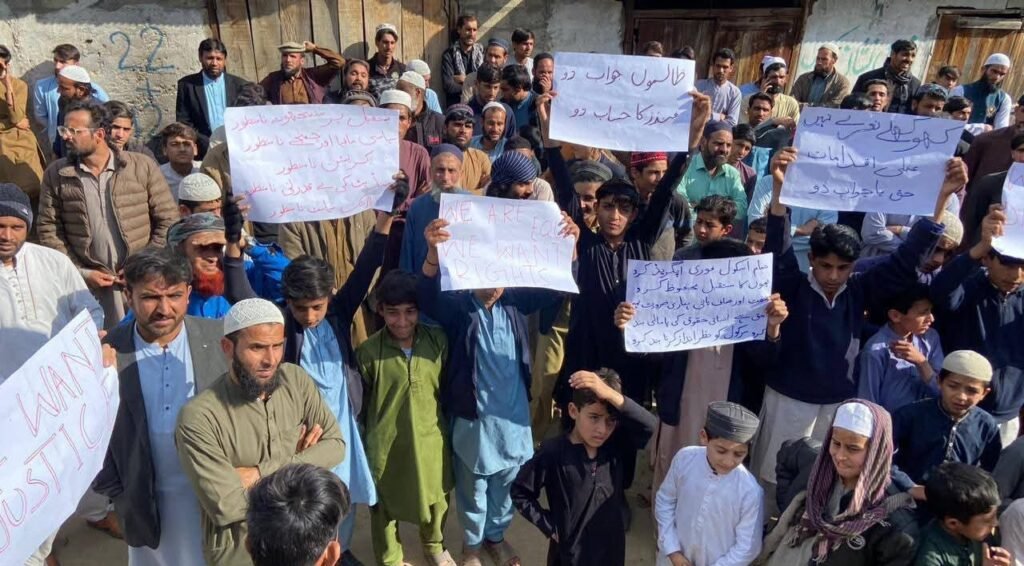 Shangla local representatives join protest in Peshawar over delayed development funds