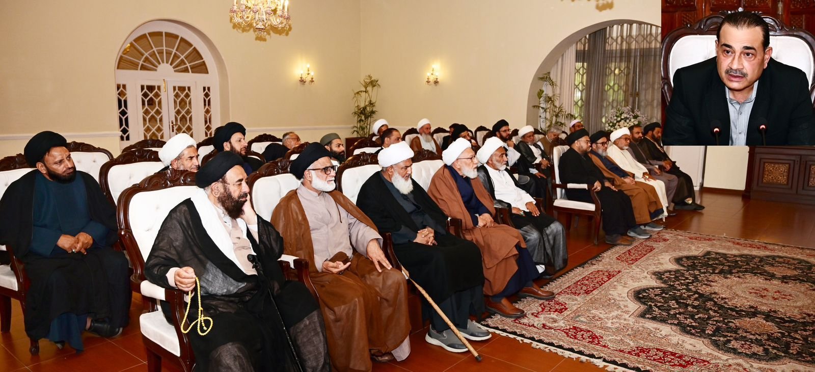 Field Marshal Syed Asim Munir Convenes with Ulema to Discuss National Security and Peace