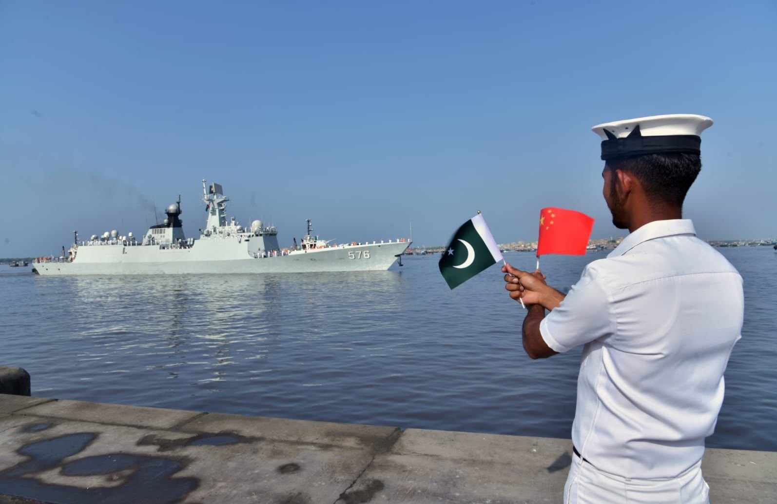 Chinese naval ship arrives in Pakistan for Sea Guardian maritime drills