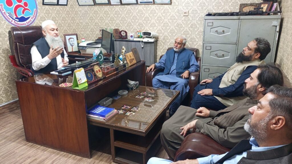 District Zakat committee visits Hamza Foundation Thalassemia center in Peshawar