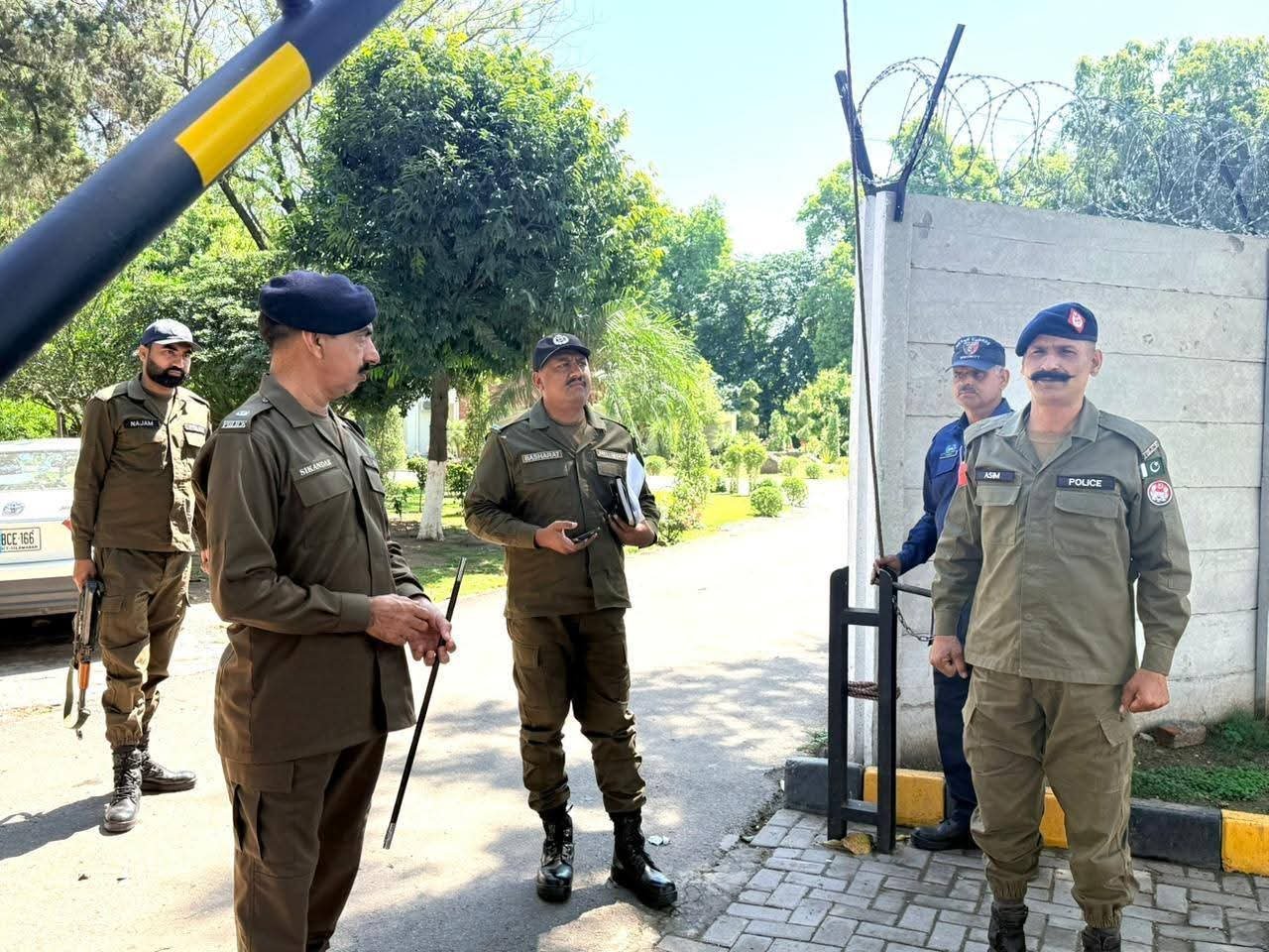 Police review Easter security at churches in Jhelum district