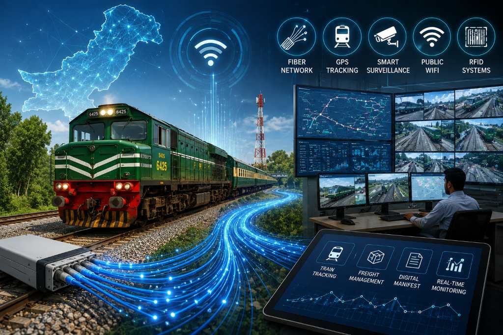 Pakistan Railways set for tech revolution with 1,700km fiber network 2 Railways