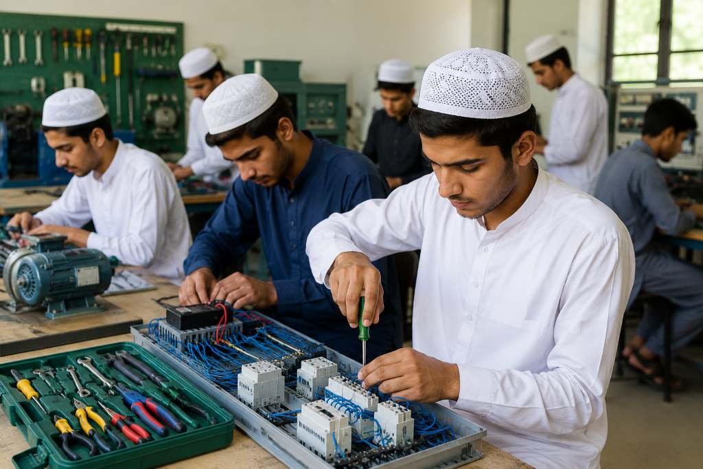 2,200 madrassah students receive technical training by NAVTTC 2 Students