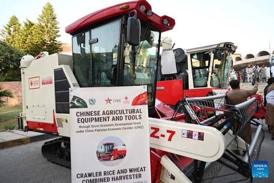 258 Chinese agricultural machines arrive in Pakistan under CPEC