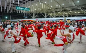 A high speed railway traces the legacy of the Long March